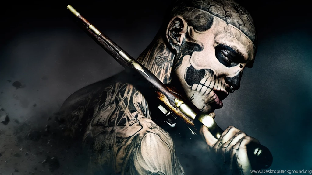 Cool skull and guns wallpapers hd desktop