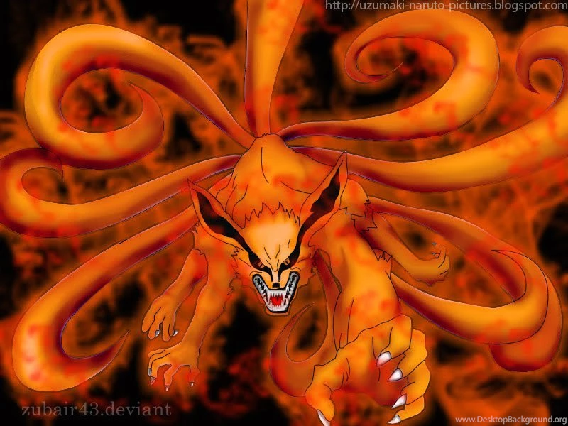 Nine Tails Kurama By Zubair43 On DeviantArt