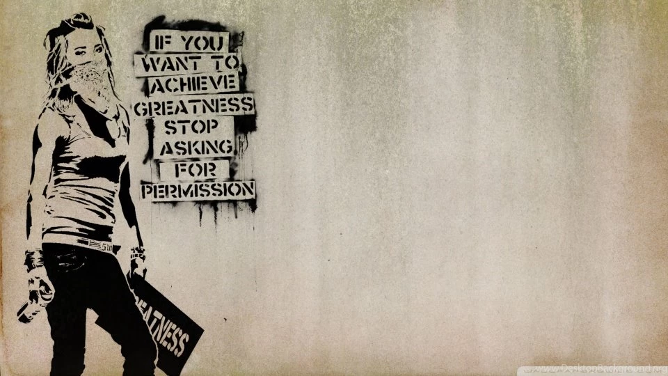 Graffiti Slogan HD Desktop Wallpapers : High Definition ...