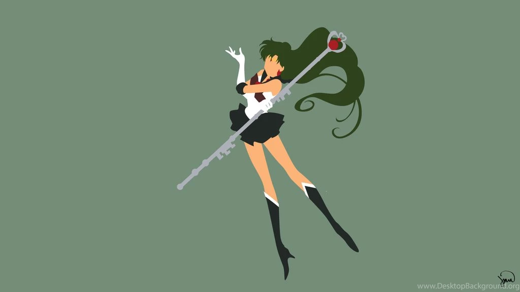 Sailor Pluto (Sailor Moon) Minimalist Wallpapers By Greenmapple17 ...