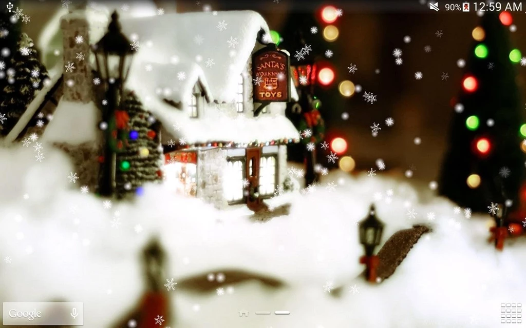 Christmas Snow Live Wallpapers Android Apps On Google Play