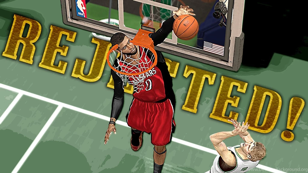 NBA 2K13 AllStars Tyronn Jones Jumping Through Backboards ...