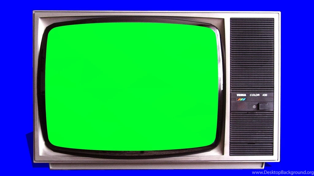 Old TV Vintage Televison Green Screen Tracking Shot And Stills ...