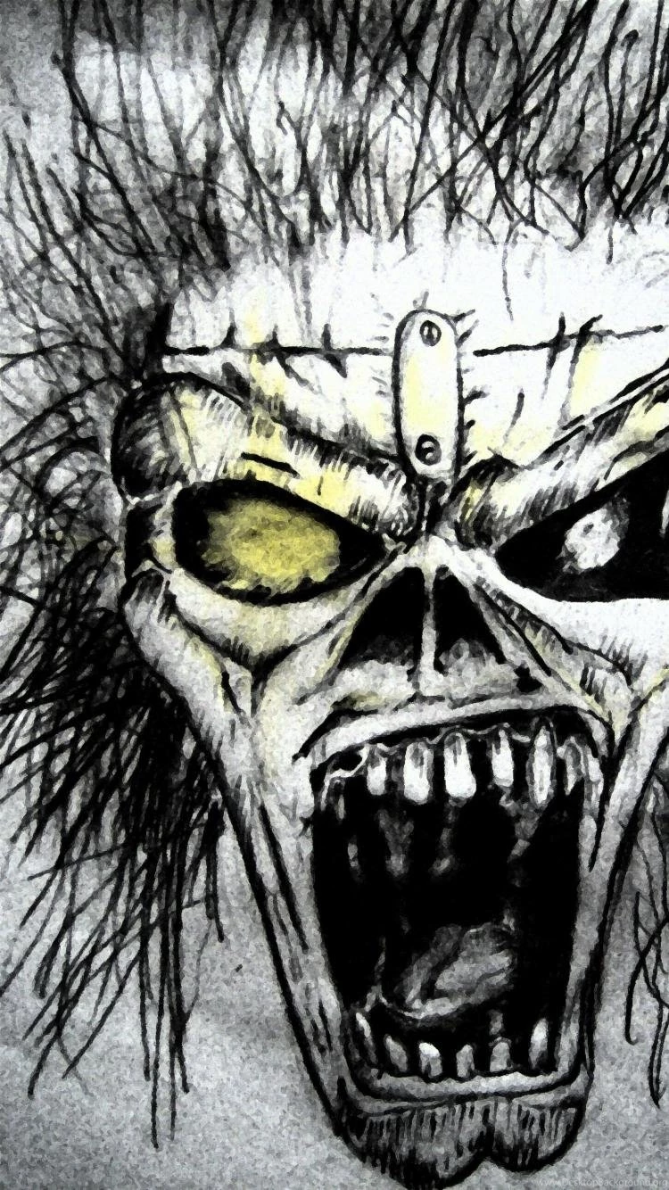 Iron Maiden Eddie The Head Drawings Wallpapers