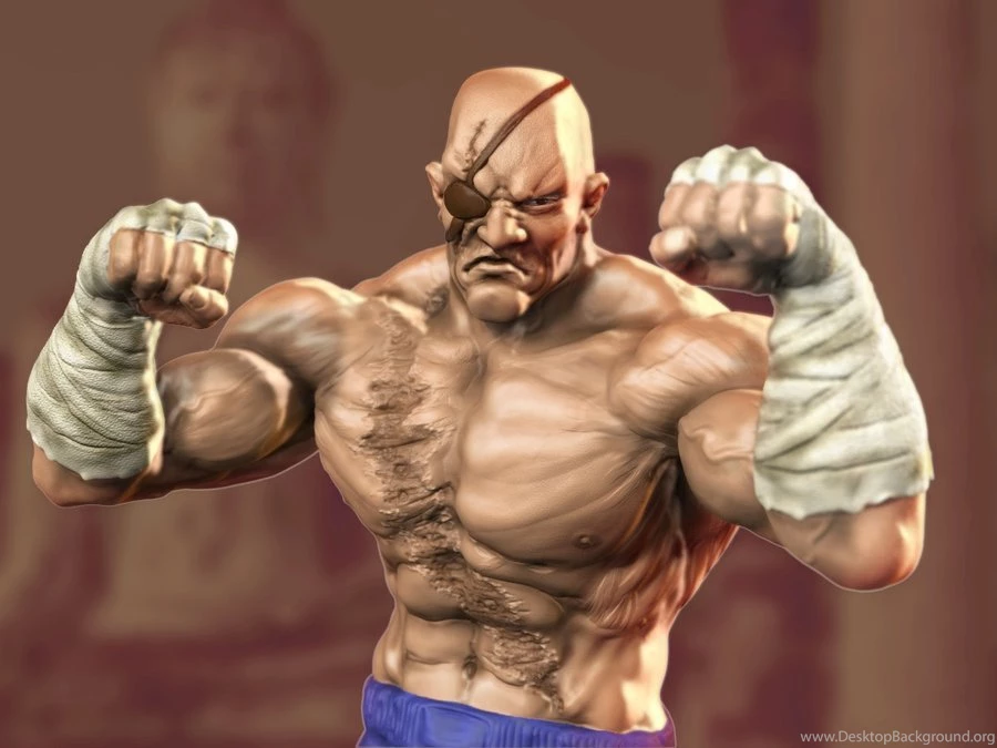 Sagat 3d By Iceluiz On DeviantArt