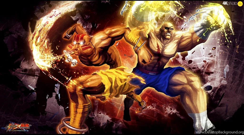 Sagat, Street Fighter X Tekken, Dalsim Puzzle Jigsaw Wallpapers ...