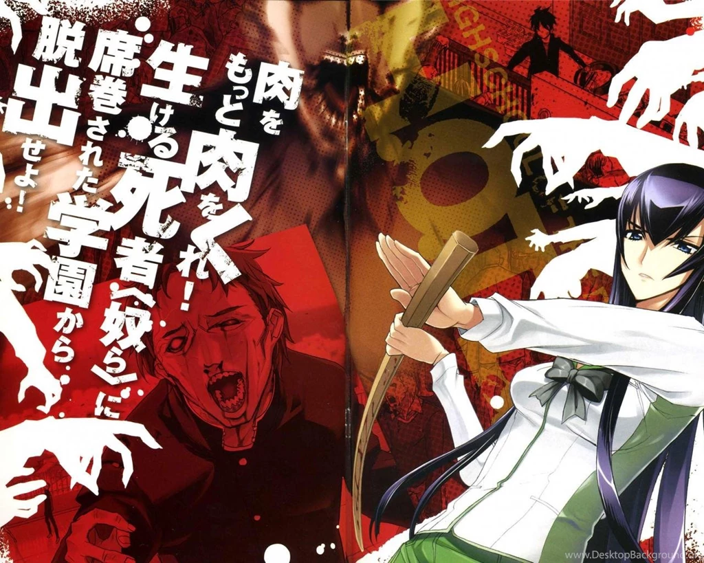 Saya Takagi School Highschool Of The Dead Dead School Rumble Anime ...