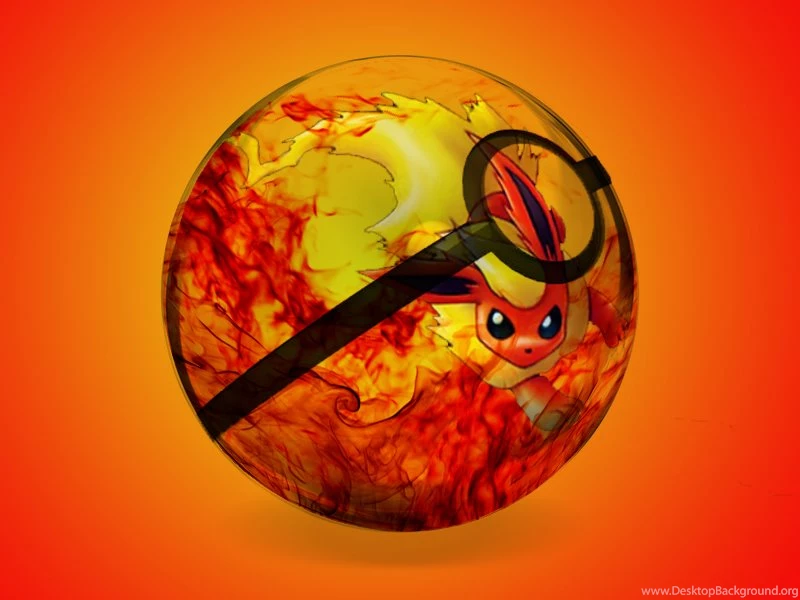 Flareon Pokeball By SamXwow On DeviantArt