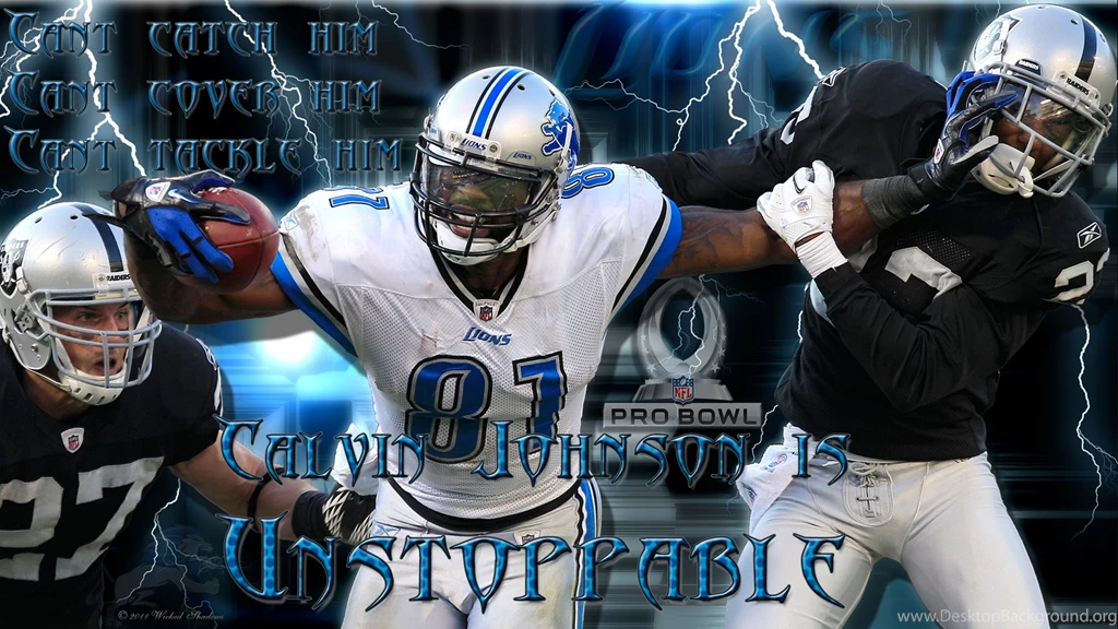 Calvin Johnson Unstoppable Detroit Lions Wallpapers 1920×1080 ...