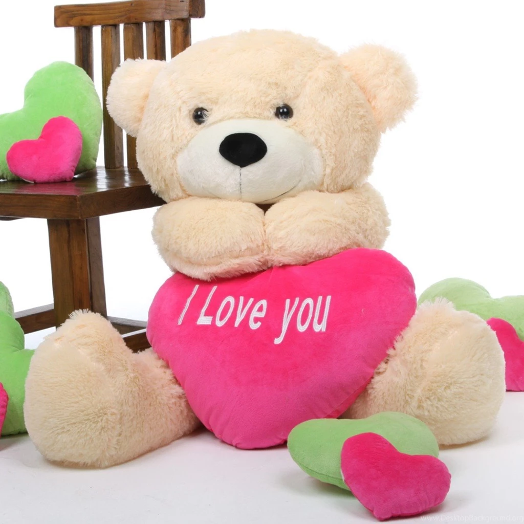 Cute Pink Teddy Bear Wallpapers For Desktop – Valentine Week 2016
