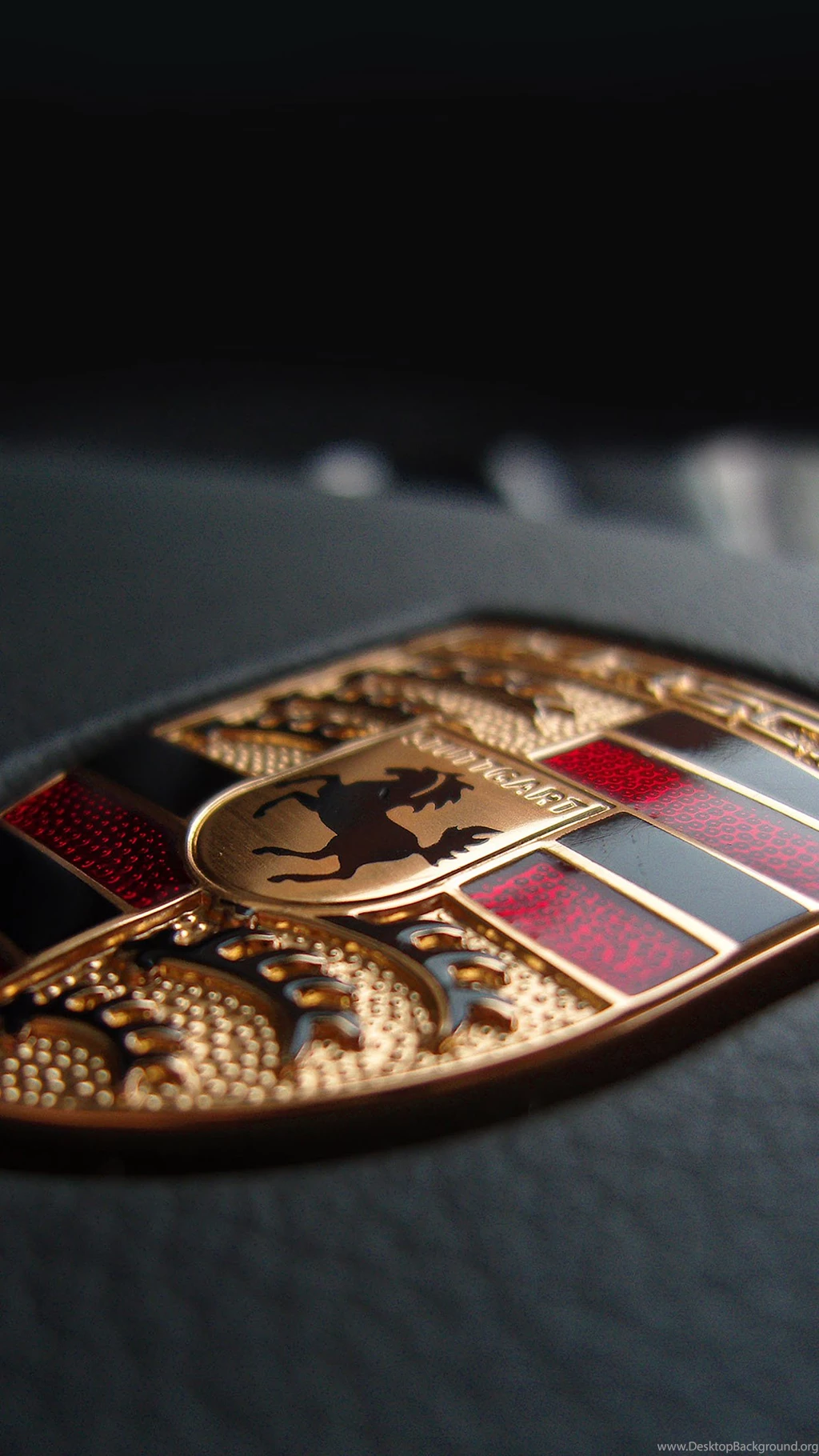 Porsche Logo Macro Android Wallpapers Free Download