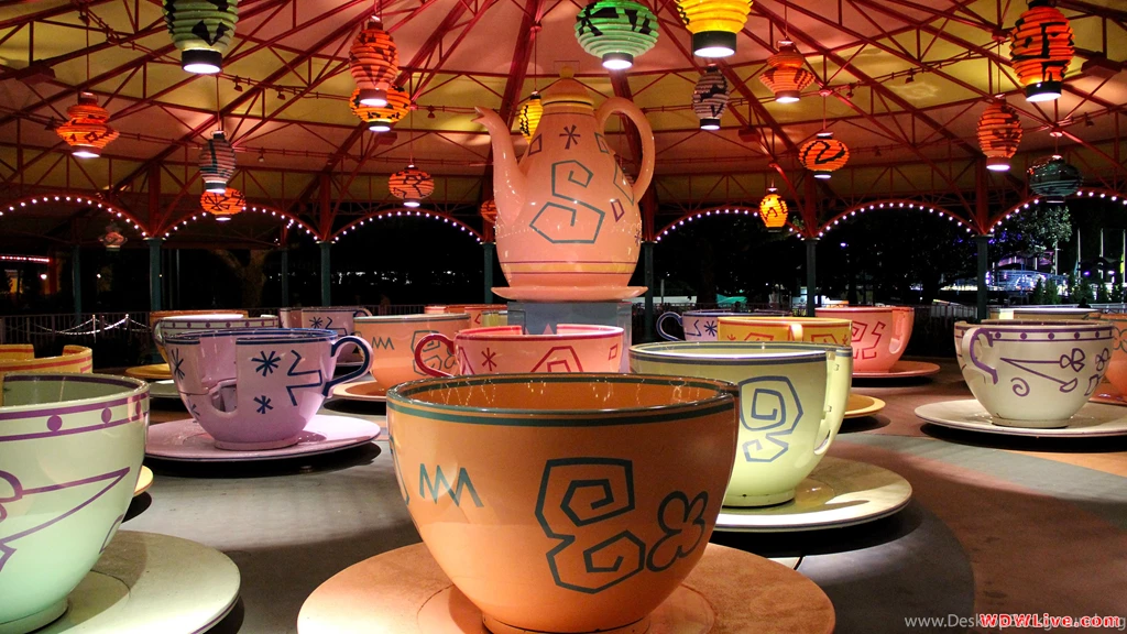 Mad Tea Party: Tea Cups At Park Closing!