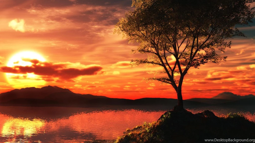 3d Sunset Wallpapers (