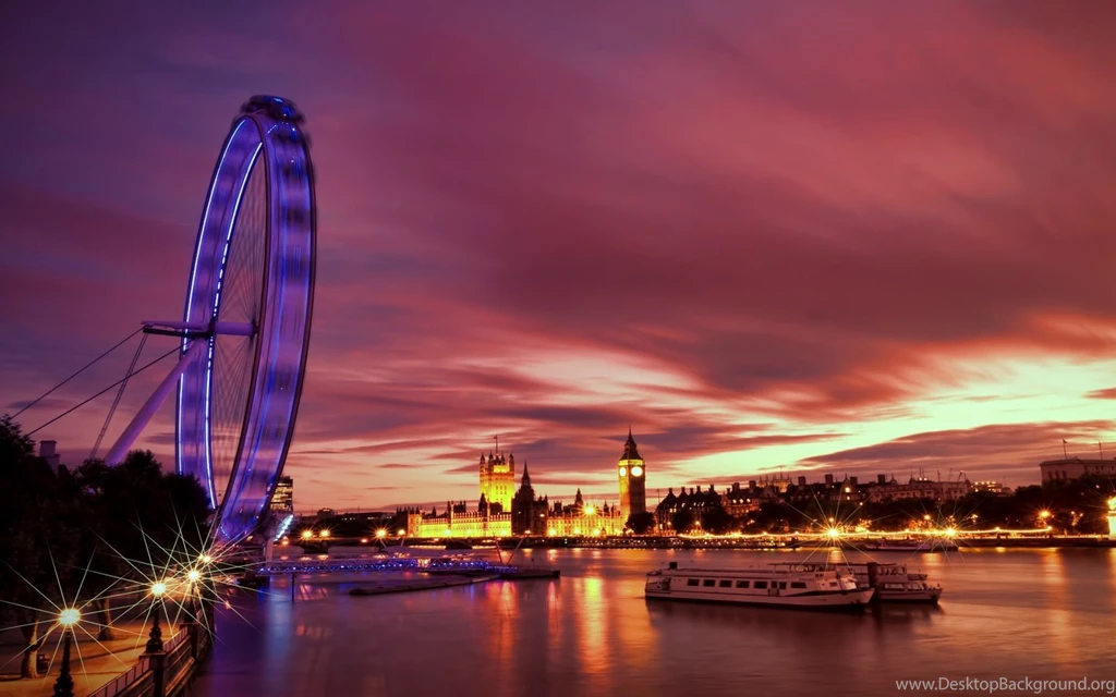 1440x900 London Sunset Wallpapers