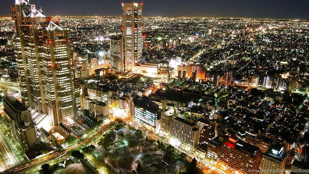 Cityscapes Amazing City View At Nignt Hd Wallpapers   (