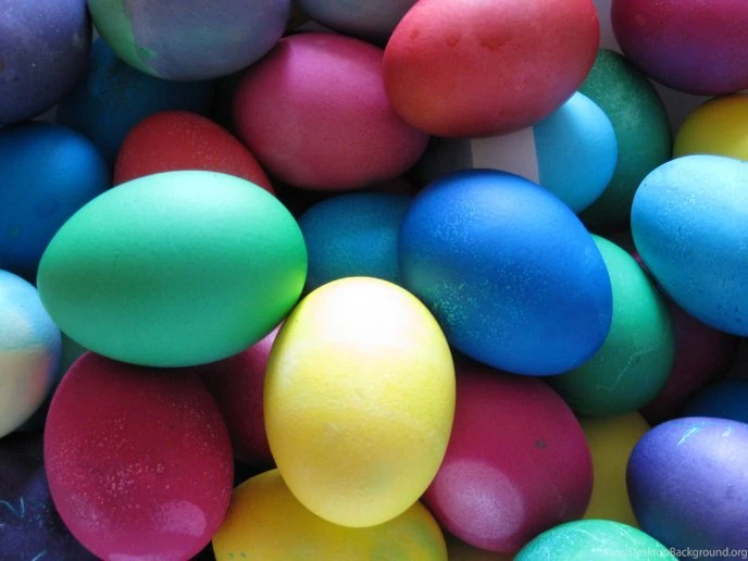 Eggs For Easter Different Color
