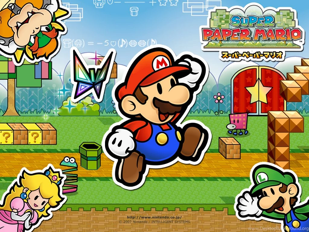 Super Paper Mario Super Mario Bros. Wallpapers (5600732) Fanpop