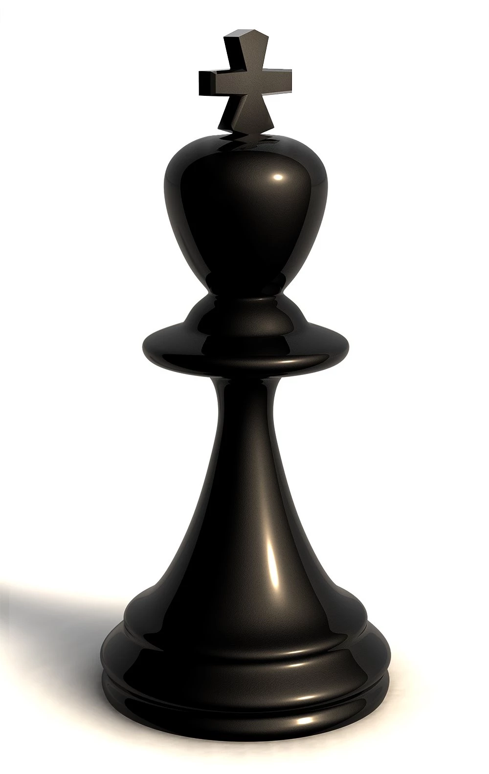Glass Chess Piece King