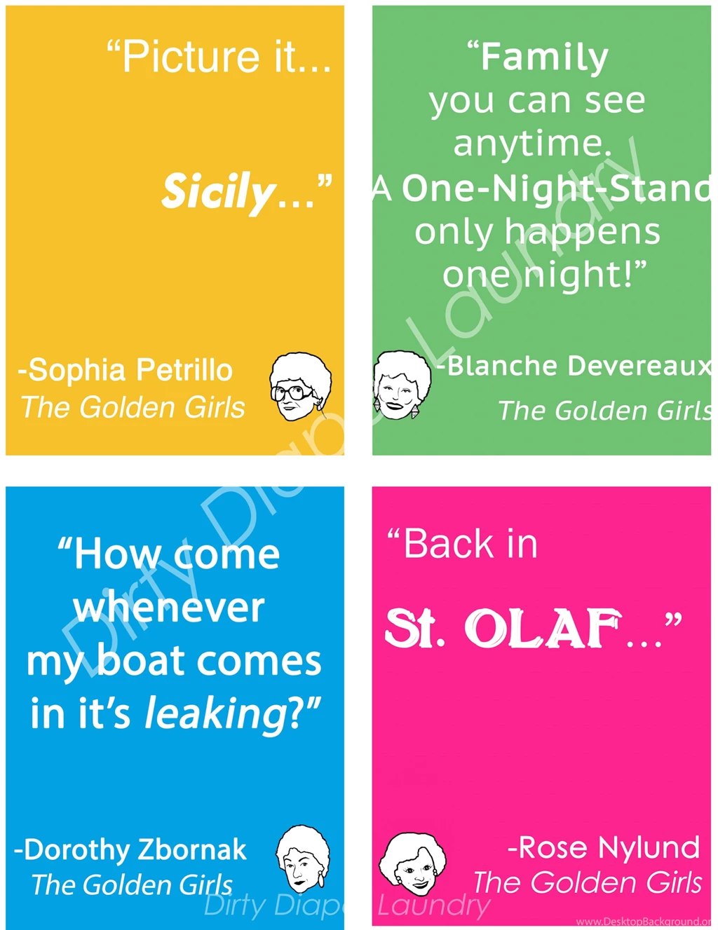 Golden Girls Downloadable Prints And A Sneak Peek Of The Golden ...