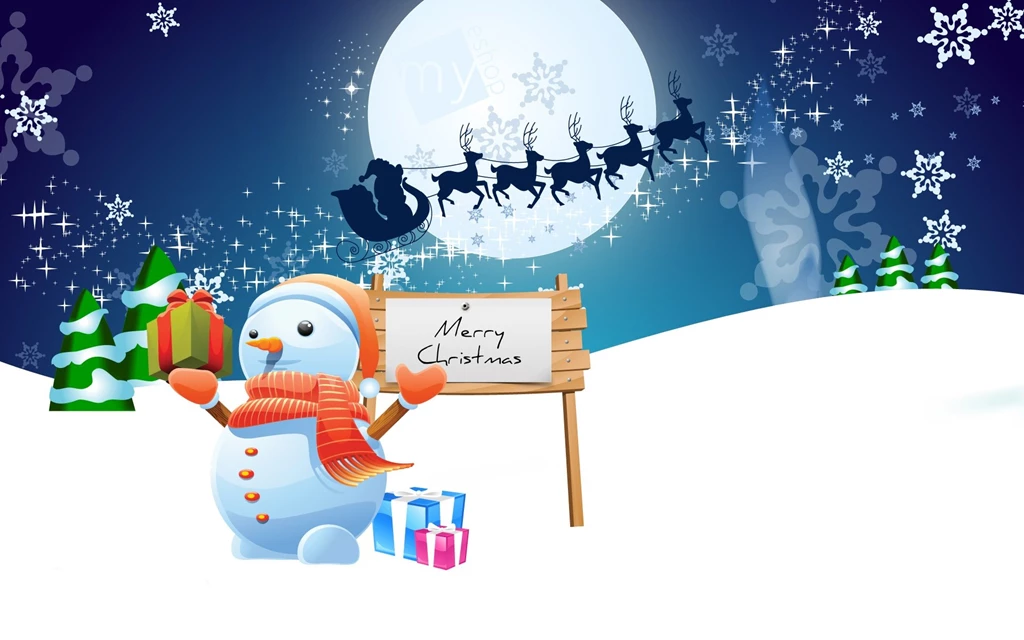 Moving Merry Christmas Wallpapers