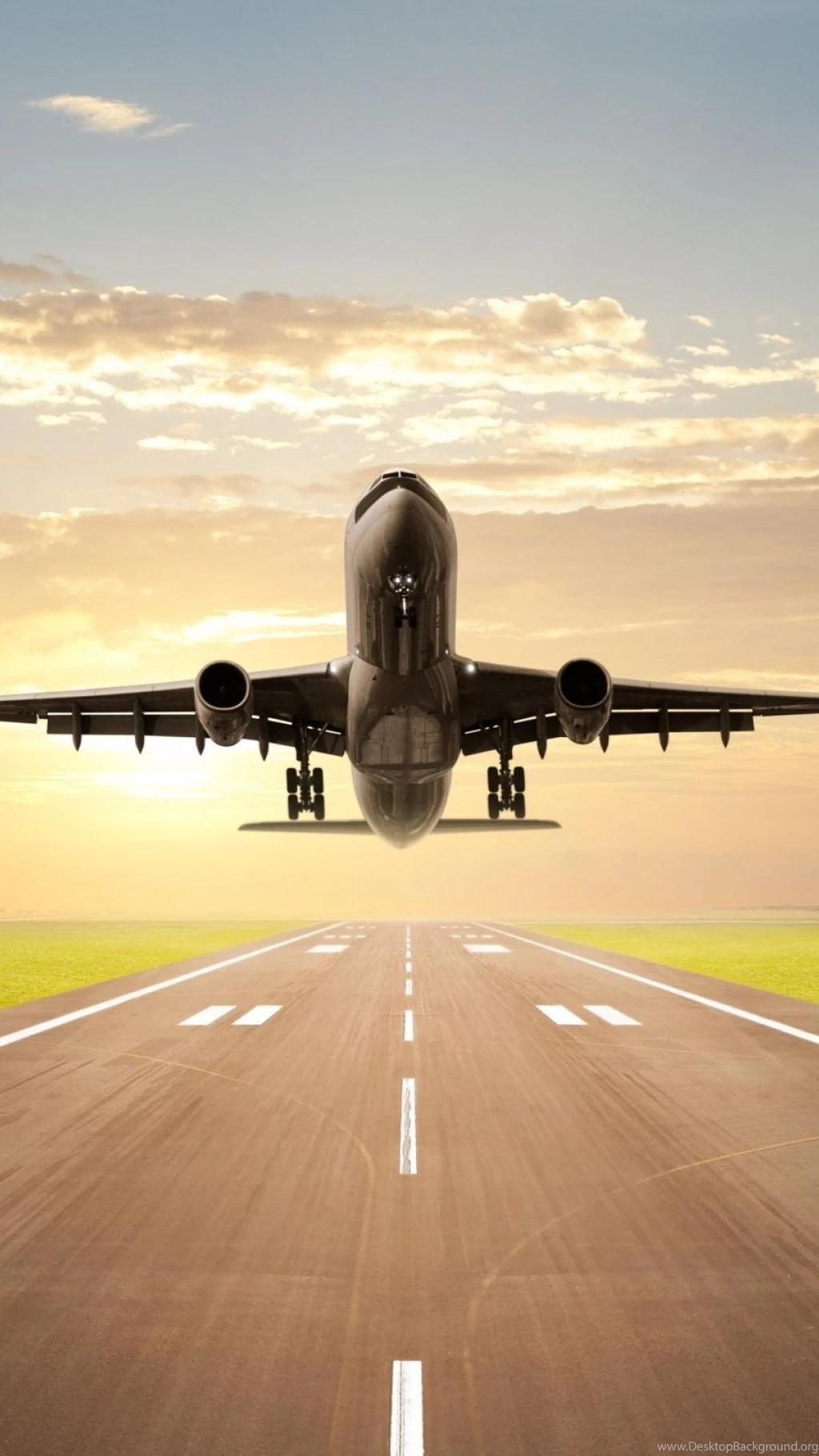 Jet Plane Taking Off iPhone 6 Plus HD Wallpapers / IPod Wallpapers ...