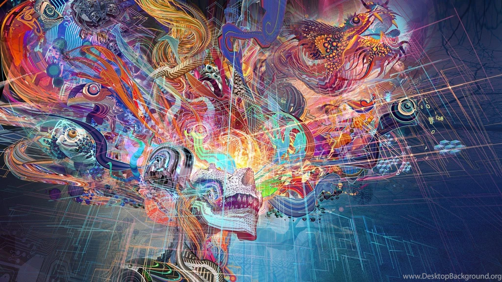 Colorful, Abstract, Skull Wallpapers HD / Desktop And Mobile ...
