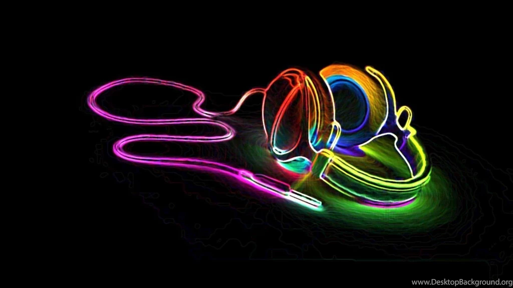 Wallpapers Neon Headphones Music Hd Wallsable Best 2048x1152 ...