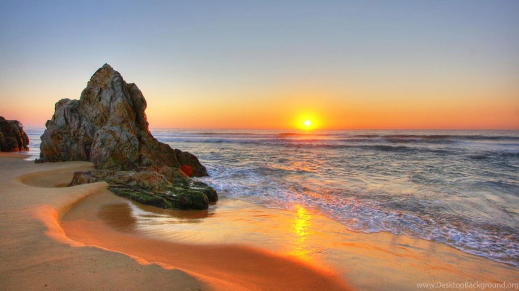 Beach, Sunset, Hd, Wallpapers, Beautiful, Desktop, Widescreen ...