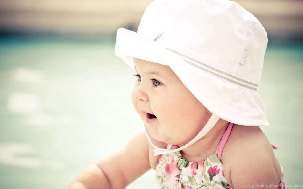 Cute Baby With Hat Facebook Covers