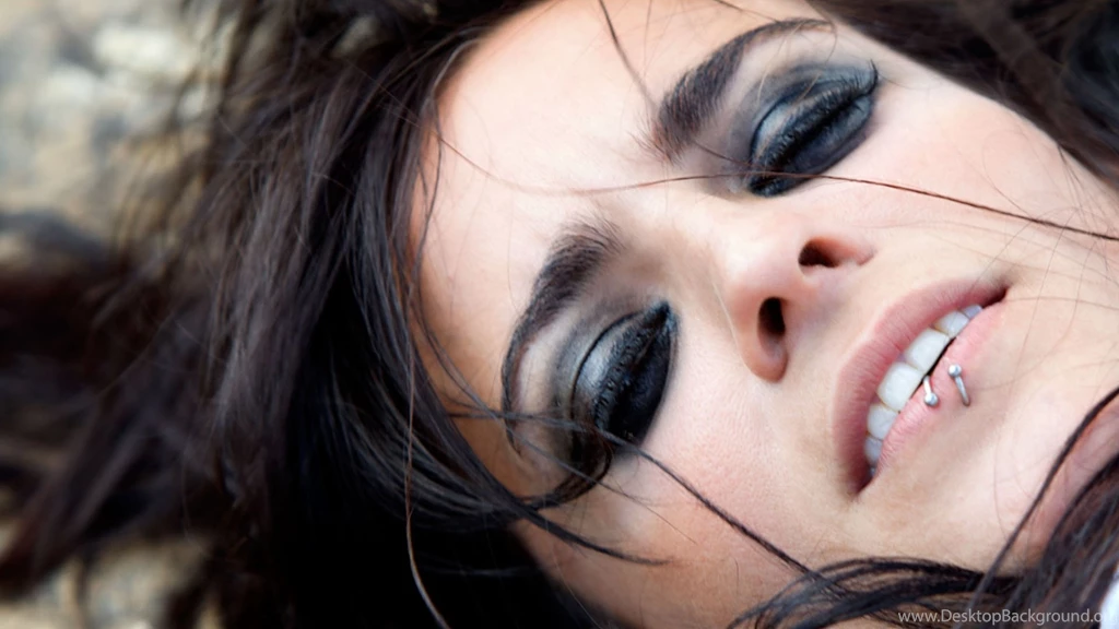 Download Wallpapers 1920x1080 Bebe, Girl, Face, Piercing, Brunette ...
