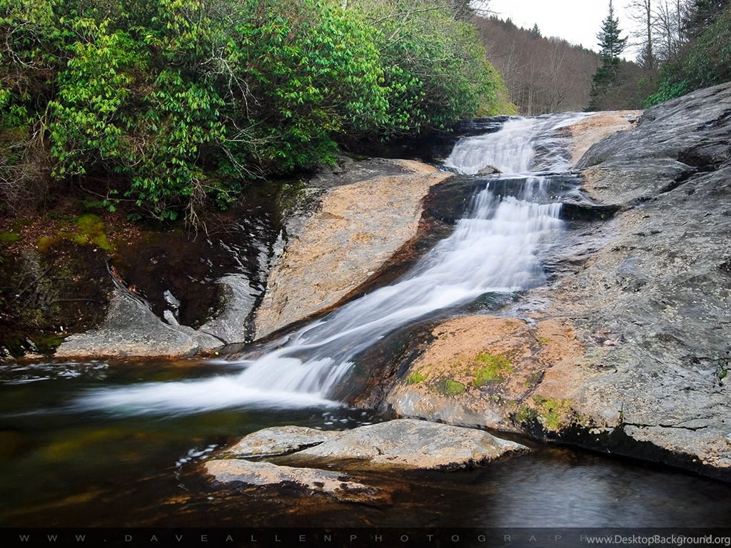 Blue Ridge Parkway Waterfall   Free Desktop Wallpapers Landscape ...
