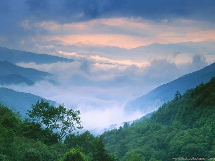 Summer Storm Approaching, Newfound Gap, Great Smokie Mountains ...