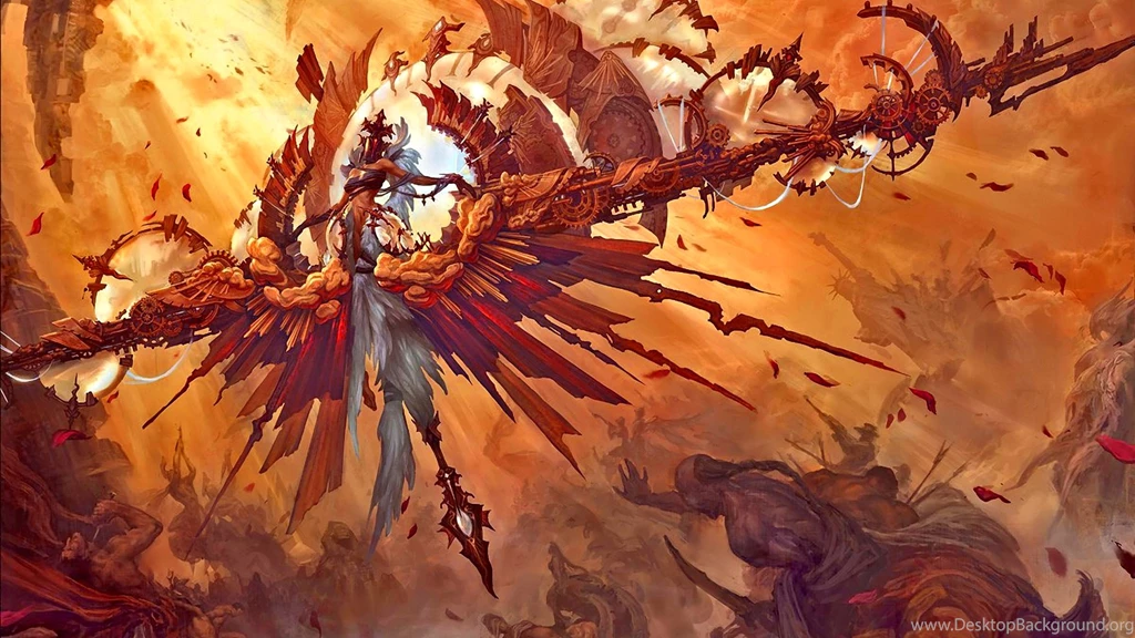 Mtg, Magic, Dark, Fantasy, Angel :: Wallpapers