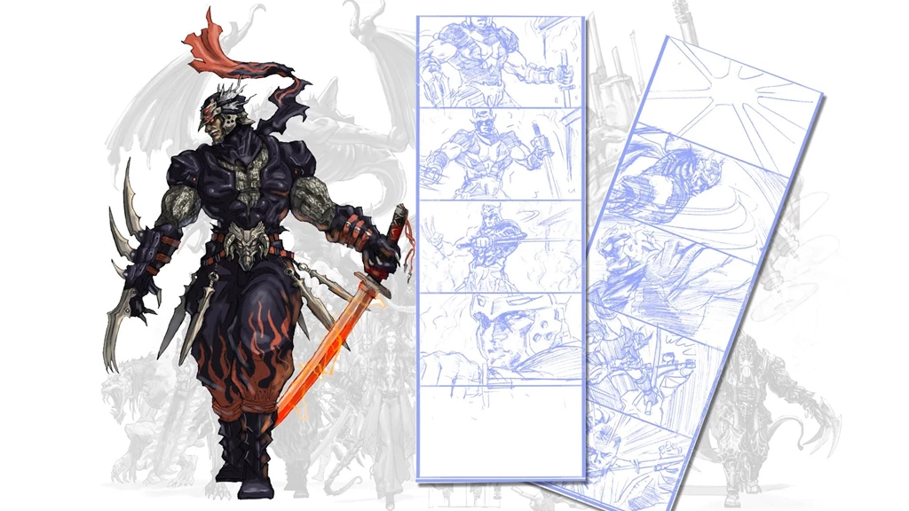 Ninja Gaiden 2 – Sonia And Genshin Artwork And Renders
