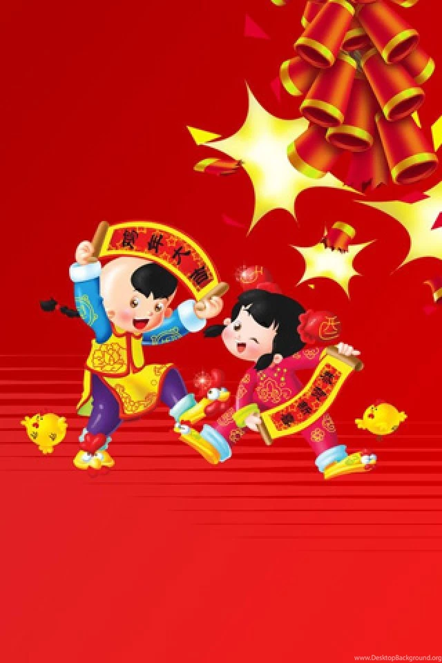 Fantastic Chinese New Year Cartoon Iphone Hd Wallpapers Full Size ...