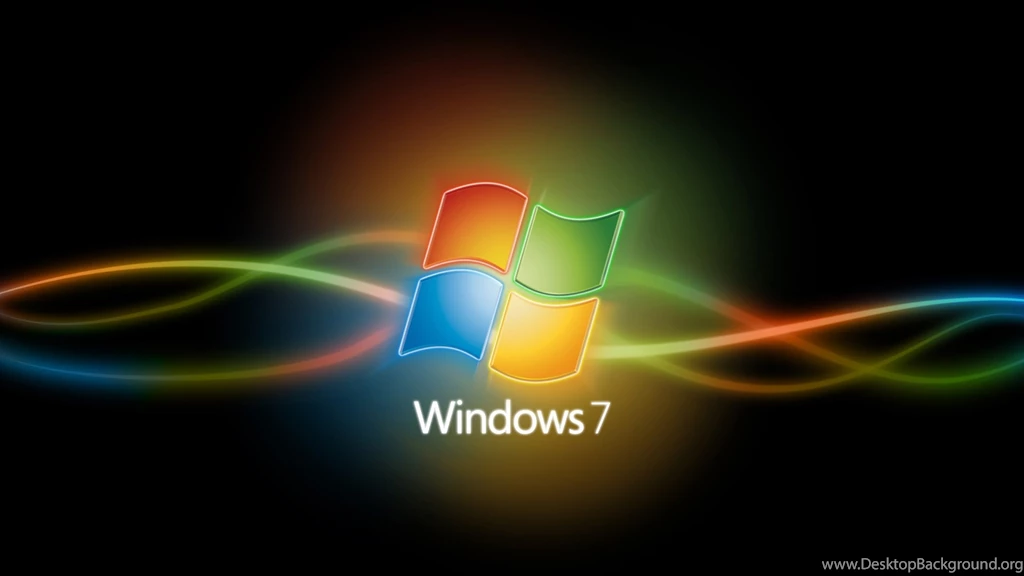 Download Wallpapers 1920x1080 Windows 7, Line, Logo, Red, Yellow ...