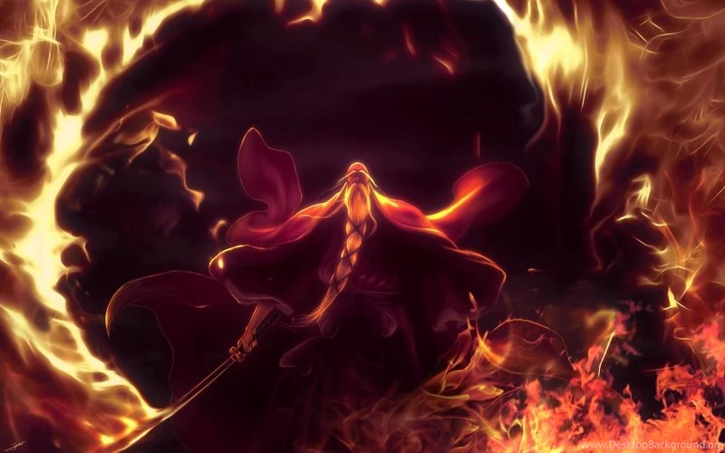 Fire Bleach Shinigami Inferno Zanpakuto Yamamoto Genryusai ...