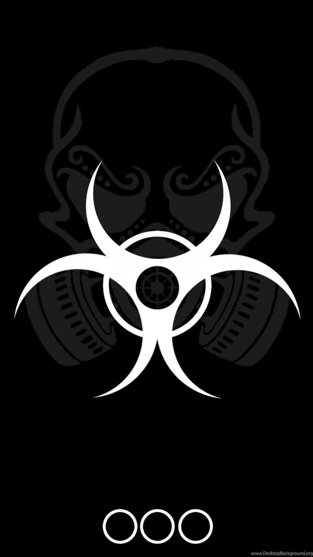 Biohazard Skull Galaxy S4 Wallpapers (1080x1920)