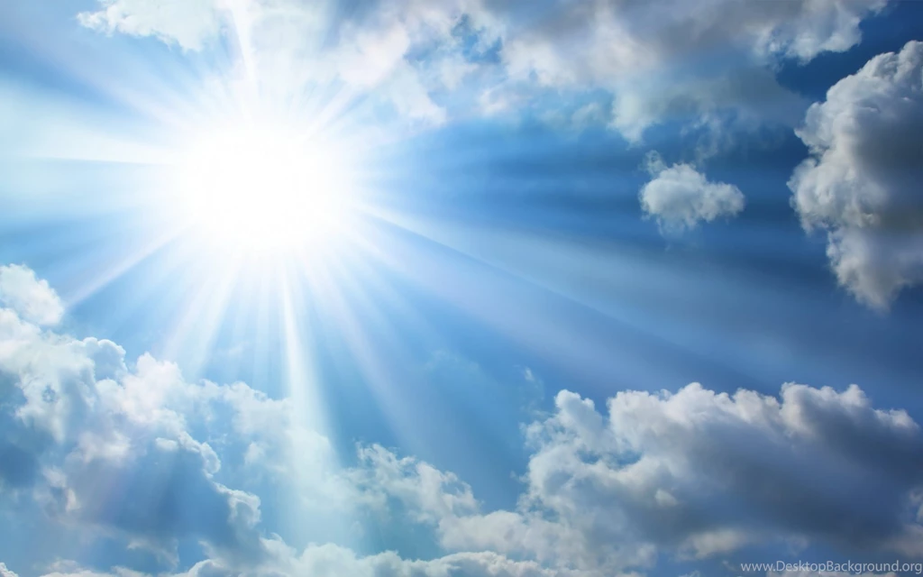 Bright Sun And Sky Backgrounds