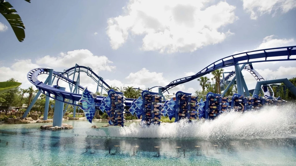 Manta Flying Roller Coaster, SeaWorld Orlando 1920x1080 Full ...