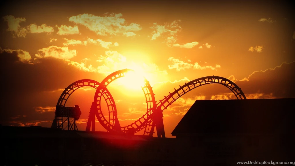 Roller Coaster Amusement Park Fun Rides 1roll Adventure Summer ...