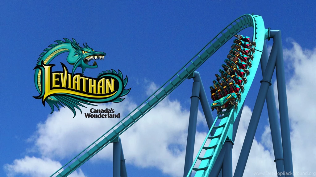 Leviathan Barrel Roll At Canada's Wonderland Desktop Wallpapers