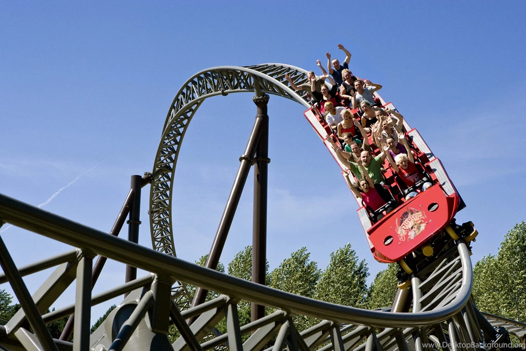 Roller Coaster Amusement Park Fun Rides 1roll Adventure Summer ...