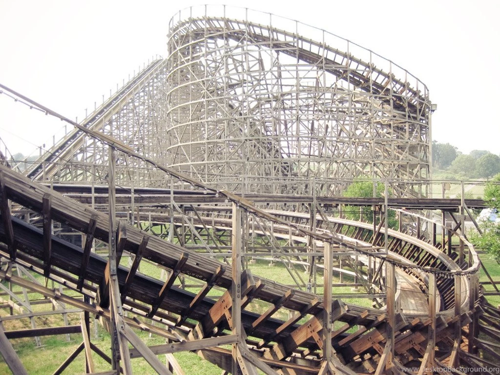 Wallpapers Rollar Coaster The Free Wooden Rollercoaster 1024x768 ...