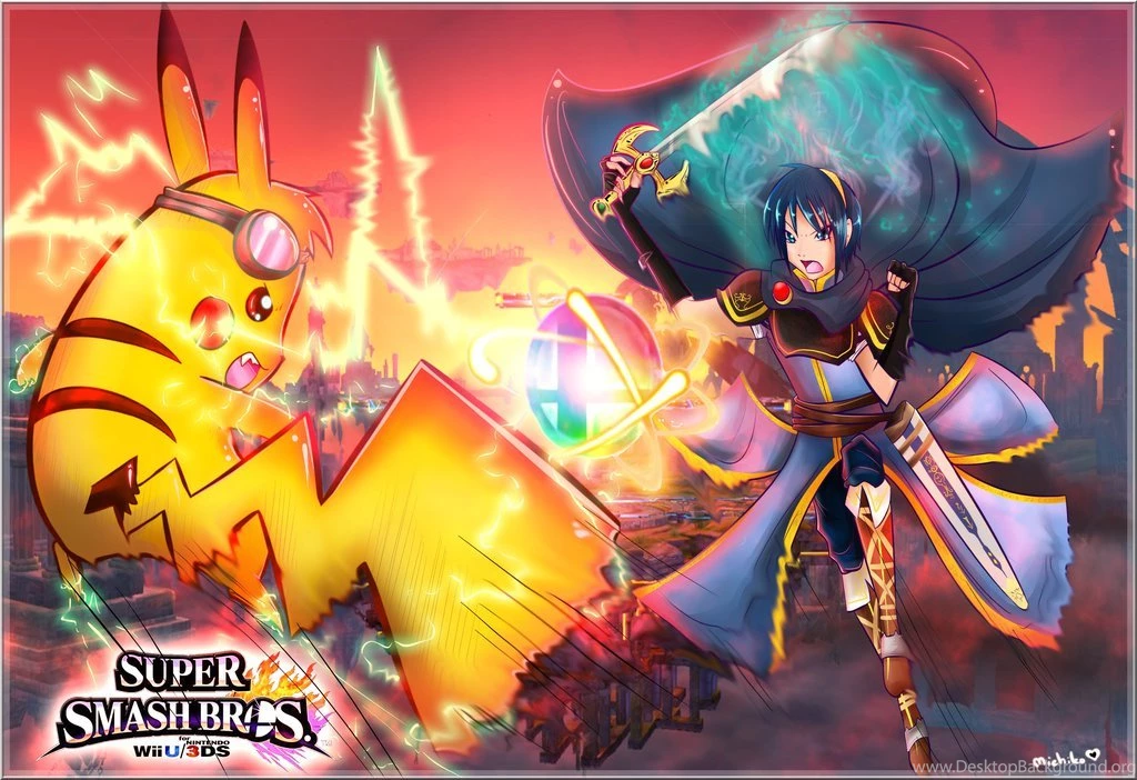 Wallpapers Pikachu Vs Marth By Oeuvres de Michiko On DeviantArt