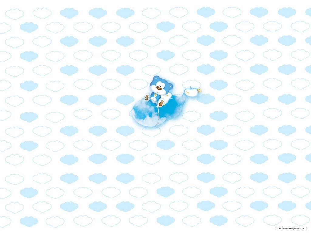 Free Cartoon Wallpapers Blue Bear Wallpapers 1024x768 Wallpapers
