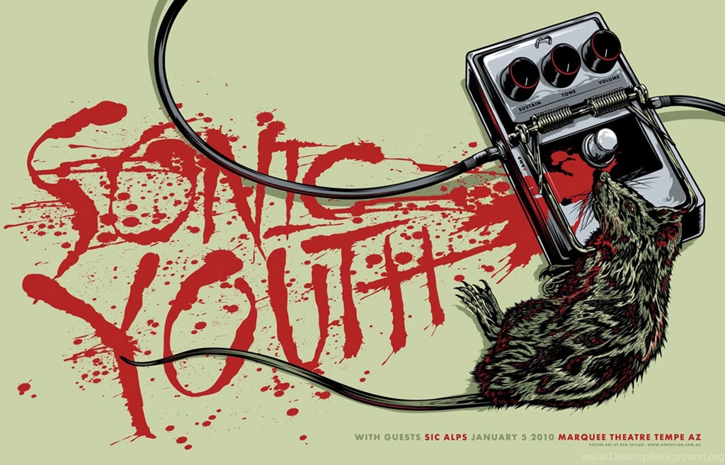 Free Best Screensavers: Sonic Youth Screensaver