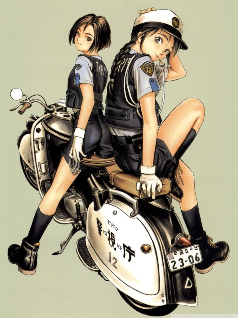 Anime Police Officer HD Desktop Wallpapers : Fullscreen : Mobile