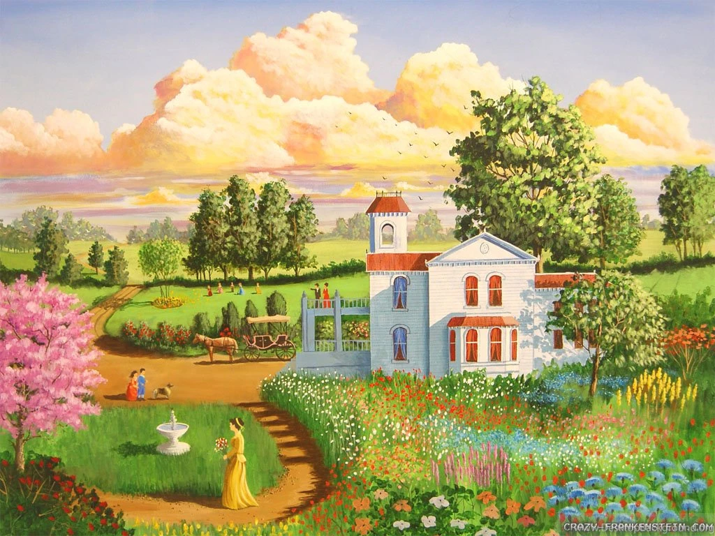 Spring Scene Wallpapers 2 Crazy Frankenstein