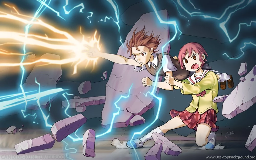 I Drew A Nichijou X Railgun Wallpaper. Need To Fix Some Bits But ...